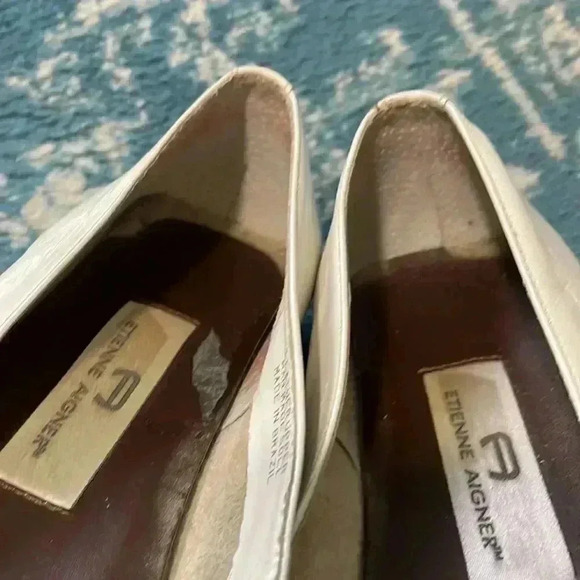 Etienne Aigner leather Stratford fringe loafers 8 - Picture 8 of 9